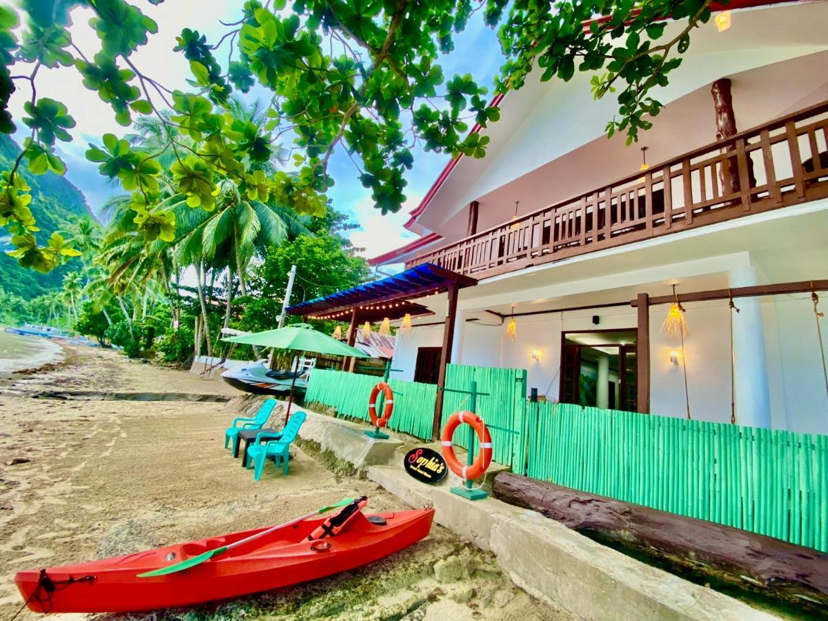 Sophia's Beach Pensión El Nido Exterior foto
